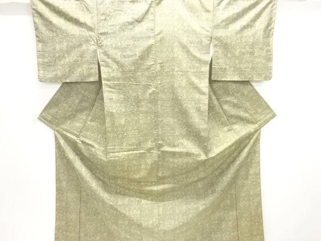 JAPANESE KIMONO / NISHIJIN OMESHI / WOVEN FLOWER 